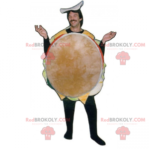 Hamburger mascotte - Redbrokoly.com