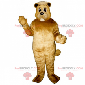 Hamstermaskot med långa tänder - Redbrokoly.com