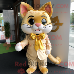 Máscara Gold Cat com...