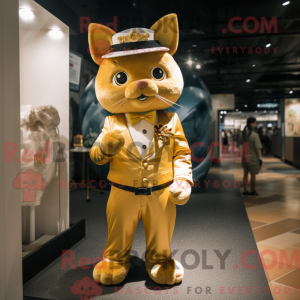 Máscara Gold Cat com...