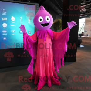 Magenta Ghost maskot...