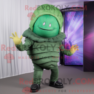 Zielony Trilobite maskot...