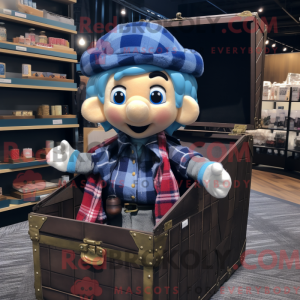 Blue Treasure Chest mascot...