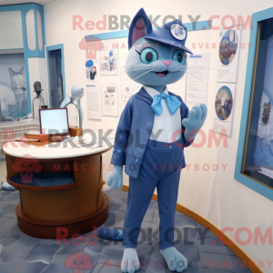 Maskotka Blue Cat...