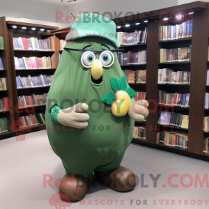Skovgrøn kartoffel maskot...