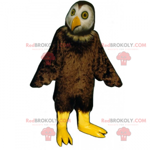 Owl mascot with long beak - Redbrokoly.com
