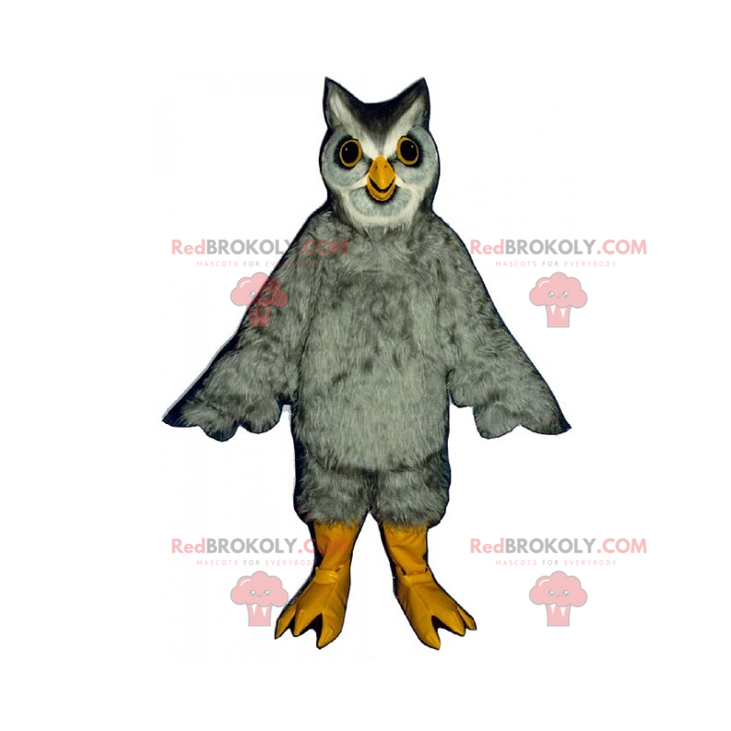 Maskot sova s ​​měkkým peřím - Redbrokoly.com