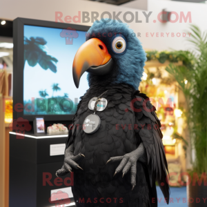 Black Parrot mascot costume...