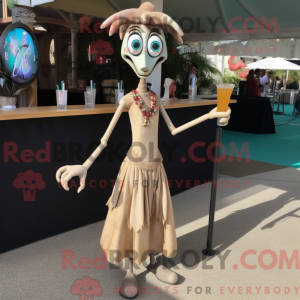 Tan Stilt Walker...