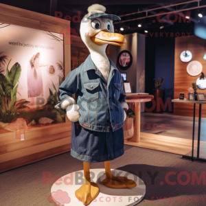 Costume mascotte de cygne...