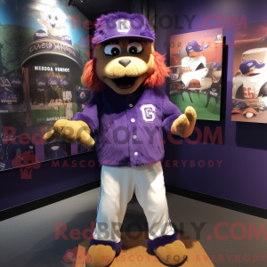 Purple Alliance mascot...