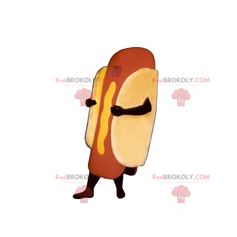 Hořčice hot dog maskot - Redbrokoly.com