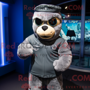 Disfraz de mascota Navy...