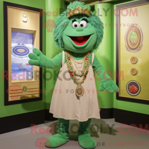 Green Jambalaya mascot...