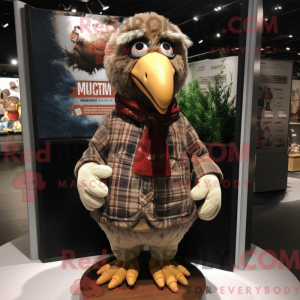 Brown Turkey mascot costume...