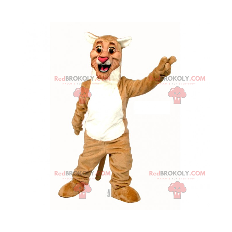 Mascote jaguar marrom - Redbrokoly.com