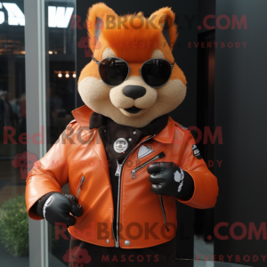 Oranje eekhoorn...