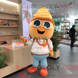 Peach Sushi maskot kostume...