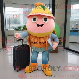 Peach Sushi maskot kostume...