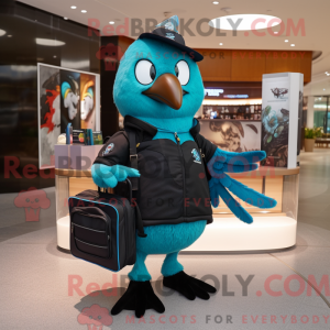 Turkis Blackbird maskot...