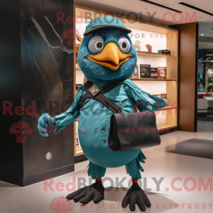 Turkis Blackbird maskot...