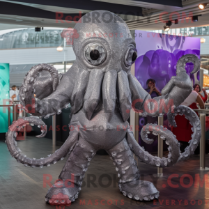 Silver Kraken mascot...