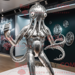 Silver Kraken mascot...