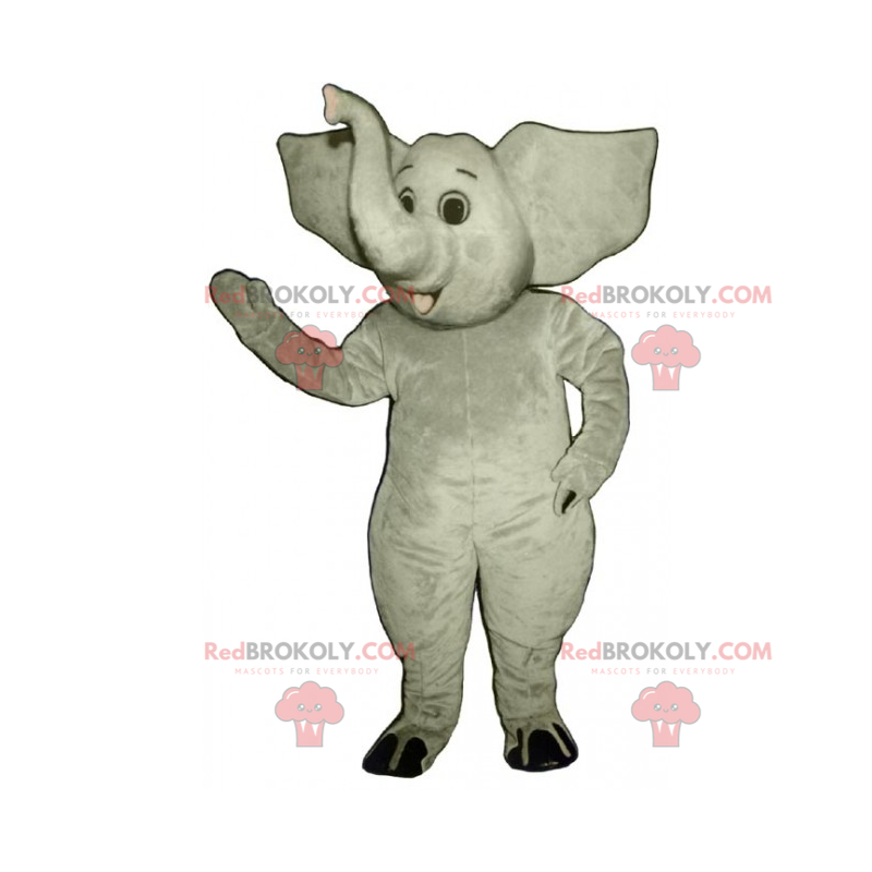 Mascotte jonge olifant - Redbrokoly.com
