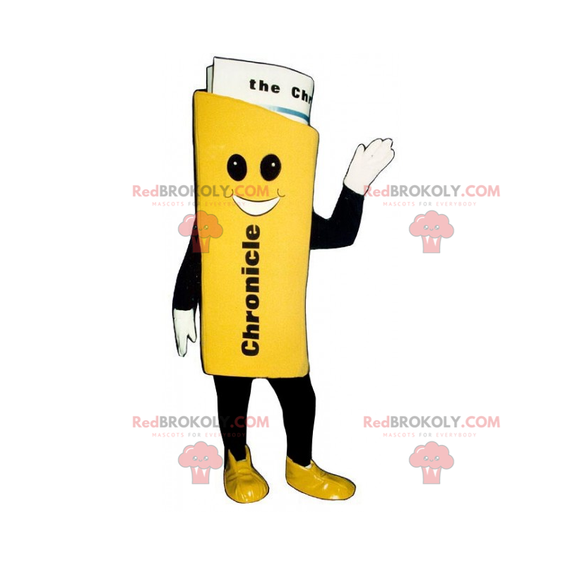 Smilende avismaskott - Redbrokoly.com