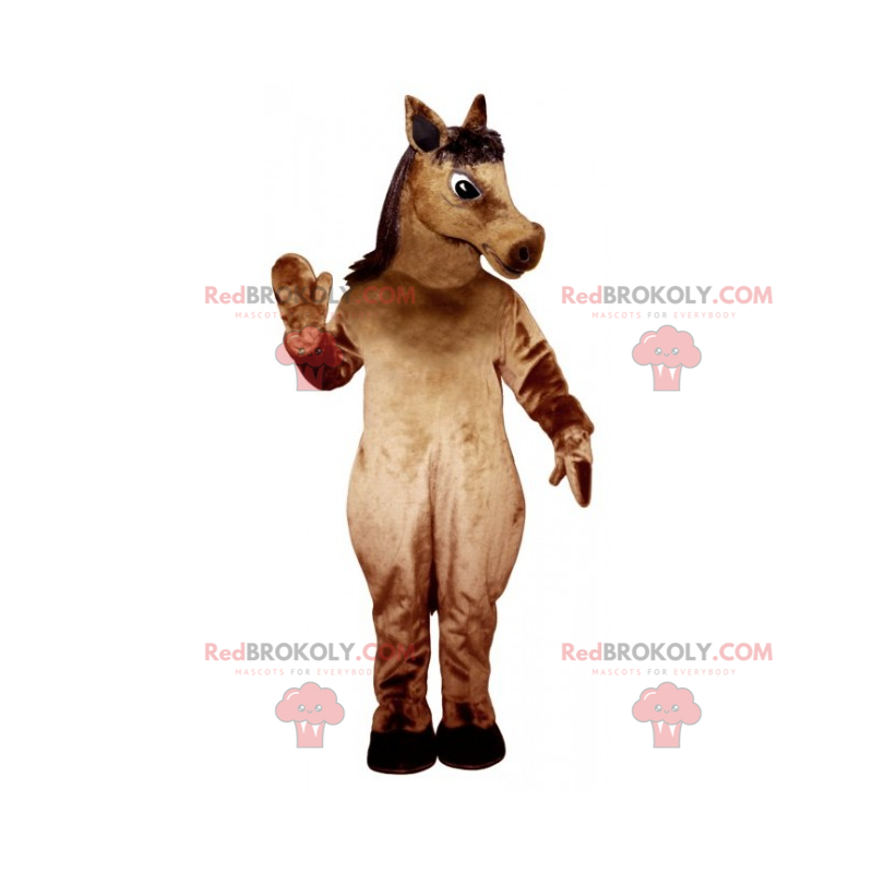 Mascotte bruine merrie - Redbrokoly.com