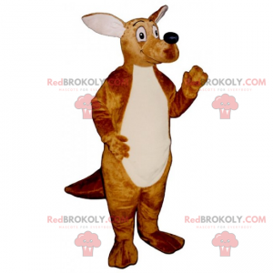 Mascotte canguro dal naso lungo - Redbrokoly.com