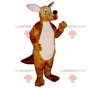Mascotte de kangourou au long nez - Redbrokoly.com