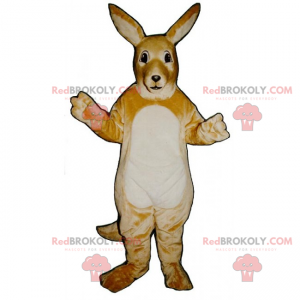 White bellied kangaroo mascot - Redbrokoly.com