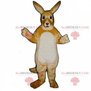 White bellied kangaroo mascot - Redbrokoly.com