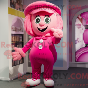 Pink Candy-maskotdraktfigur...