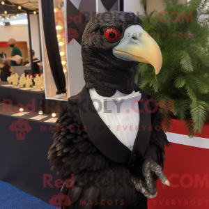 Sort Perlehøns maskot...