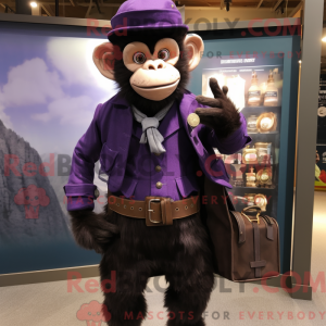Paarse chimpansee...