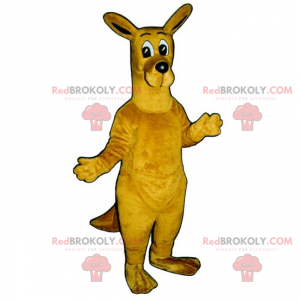 Big eyed kangaroo mascot - Redbrokoly.com