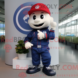Navy Cherry mascottekostuum...