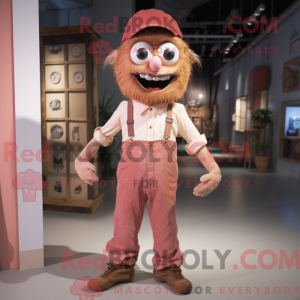 Rust Pink maskot kostume...