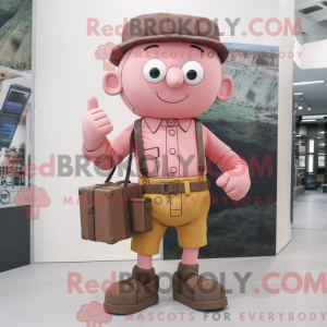 Rust Pink maskot kostume...