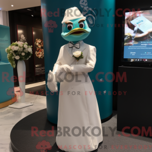 Teal Guinness mascot...