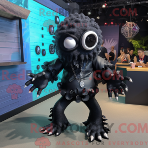 Máscara preta Kraken com...