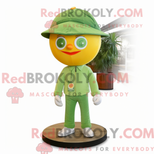Green Grapefruit mascot...
