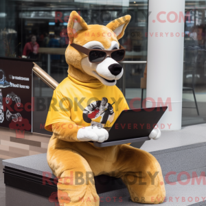 Personaggio mascotte Gold...