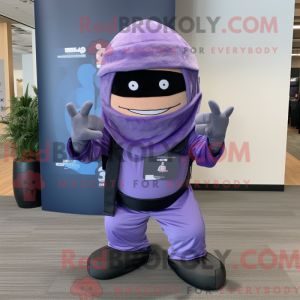 Lawendowa maska ninja...