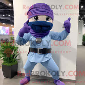 Lavender Ninja mascot...