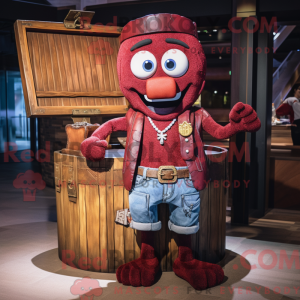 Personaggio mascotte Maroon...