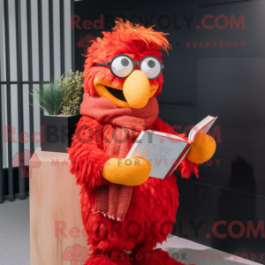 Red Chicken Parmesan mascot...