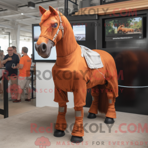 Costume de mascotte de Rust...